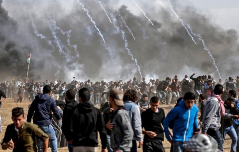 مواجهات مع الاحتلال على حدود غزة