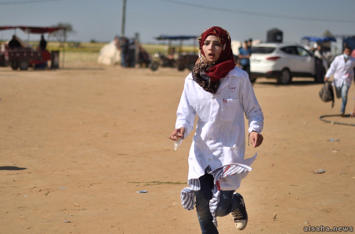  وداعاً #رزان_النجار: شهيدة 