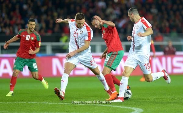 جانب من مباراة سابقة للمغرب