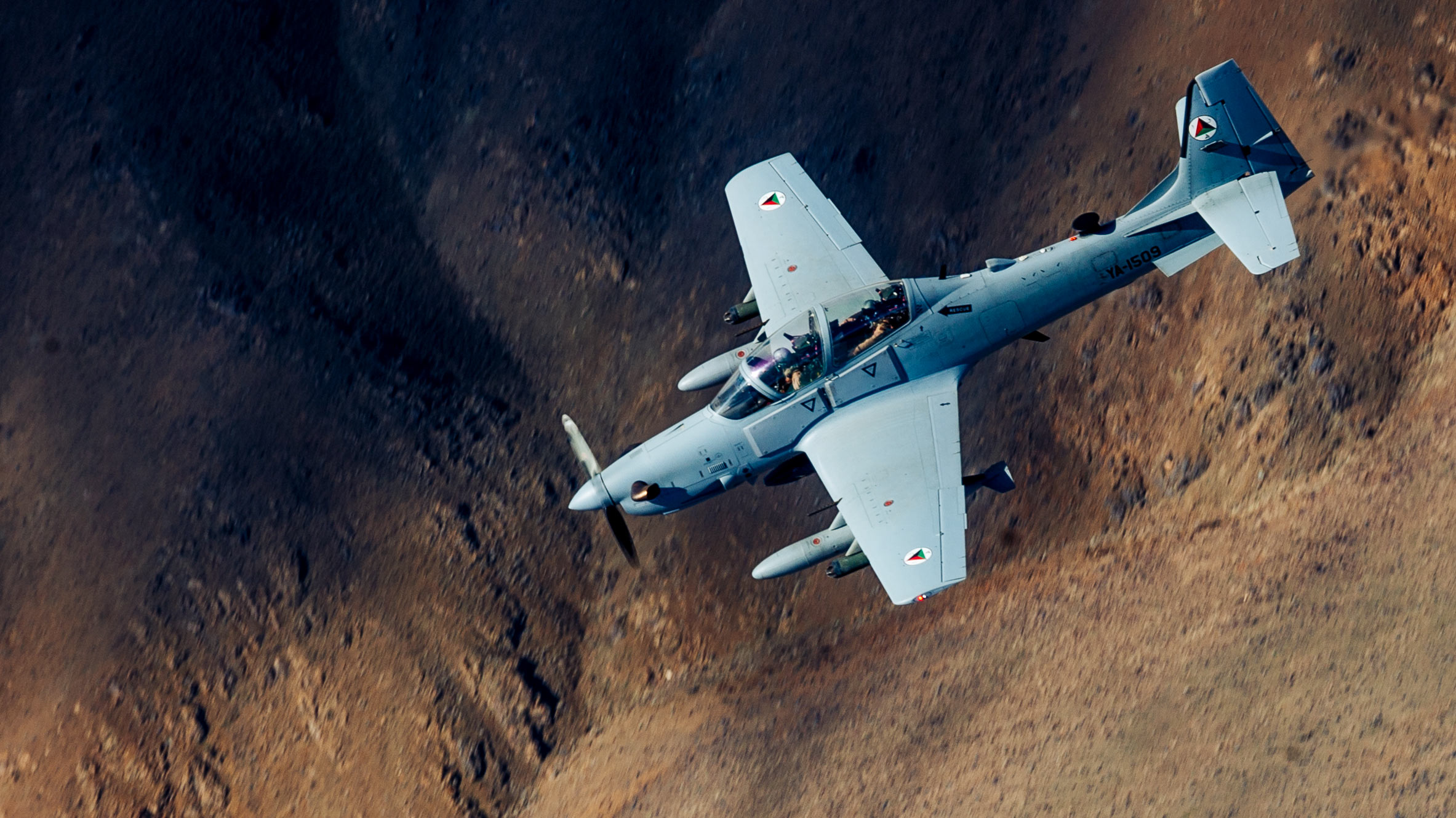 طائرة عسكرية خفيفة من طراز A-29 Super Tucano