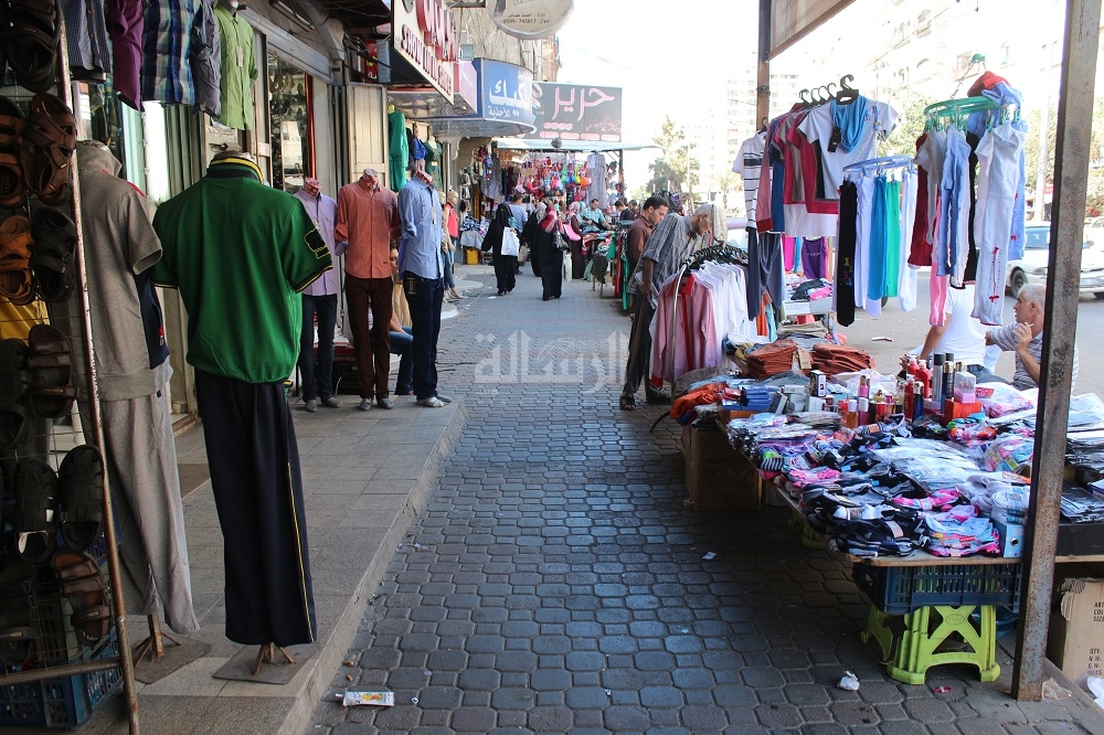 أسواق قطاع غزة مع اقتراب العيد