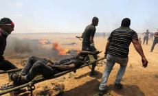 جماهير غزة  تستعد لتشيع شهداء مليونية العودة 