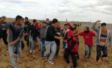 صورة ارشيفية للمواجهات شرق خانونيس