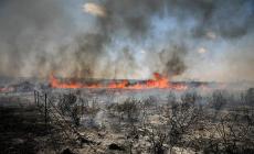 حريق هائل في كيبوتس 