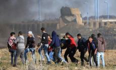 جانب من مسيرات العودة على حدود قطاع غزة - ارشيفية