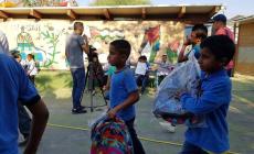  افتتاح العام الدراسي استثنائياً في مدرسة "الخان الأحمر" شرقي القدس 