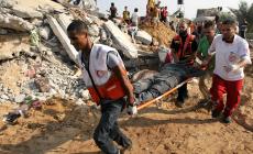 صورة ارشيفية من مجزرة رفح عام 2014