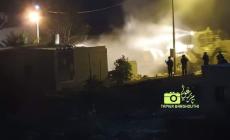 أثناء هدم منزل عائلة الشهيد طارق دار يوسف