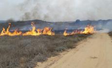 صورة نشرها الاعلام العبري للحرائق