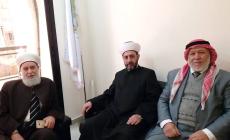 لقاء يجمع رئيسي "علماء فلسطين" ولجنة القدس بالاتحاد العالمي لعلماء المسلمين .jpg