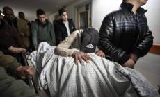 جماهير رفح تودع "تامر عرفات" شهيد جمعة المرأة الفلسطينية