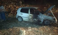 صورة من حرق سيارة على يد مستوطنين