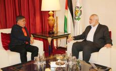 هنية يستقبل وزير الدفاع الماليزي