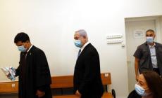 نتنياهو خلال محاكمته، مطلع الأسبوع الماضي