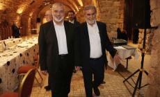 صورة تجمع النخالة مع رئيس المكتب السياسي لحركة حماس اسماعيل هنية