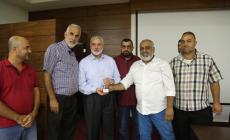 جانب من زيارة هنية