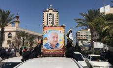 من جنازة القائد أبو حصيرة