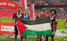 علم فلسطين حاضر في النهائي