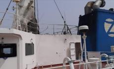 صورة استهداف السفينة