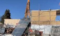 صورة من عملية الهدم