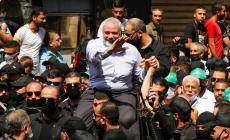 إسماعيل هنية خلال زيارة سابقة للبنان