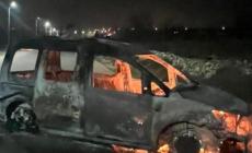 حرق سيارة من قبل المستوطنين