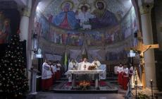 لقطة من الصلوات المسيحية في غزة خلال الأعياد هذا العام.