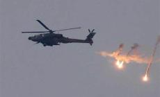 طائرات الاحتلال تقصف مخيم النصيرات.