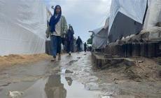 استشهاد شخص وإصابة آخرين جراء انهيار جدار في حي الشيخ رضوان بغزة أثناء العاصفة الممطرة