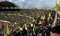 حشود ضخمة تتجمع في بيروت استعدادًا لتشييع الشهيدين حسن نصر الله وهاشم صفي الدين