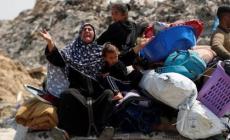 نزوح عائلات فلسطينية من شرق مدينة غزة