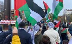 مظاهرة حاشدة في بورصا التركية للتنديد بالإبادة الجماعية بغزة