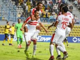 فرحة لاعبي الزمالك بالفوز