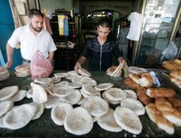 احد المخابز في غزة (الأرشيف)