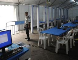 الموقع الذي اعده الاحتلال لاحتجاز متضامني اسطول الحرية