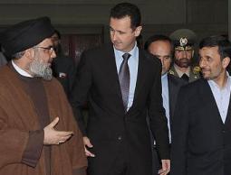 قادة قوى الممانعة عقب اللقاء الذي جمعهم أمس الجمعة       (أرشيف)