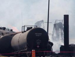 أرشيفية لحادث القطار في إقليم كيبيك