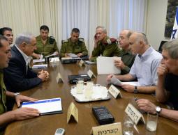 أحد اجتماعات الكابينيت الاسرائيلية (أرشيف)