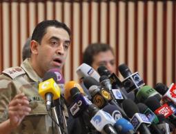 المتحدث العسكري باسم القوات المسلحة المصرية العقيد أركان حرب أحمد محمد