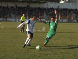 جانب من مباراة اتحاد الشجاعية والهلال