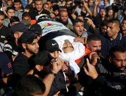 من جنازة الشهيد ابو العطا