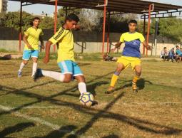 جانب من المباراة