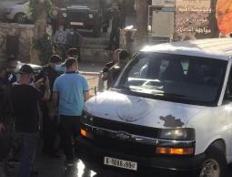 صورة أثناء قمع أجهزة السلطة التظاهرة