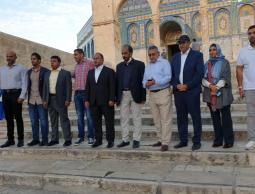 صورة خلال الزيارة