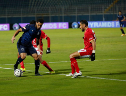 جانب من أحد مباريات الدوري المصري