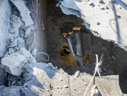 اثار القصف الروسي