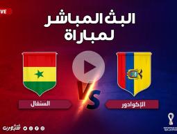 شاهد الآن المباراة الحاسمة مباشر السينغال والإكوادور مباشر كأس العالم