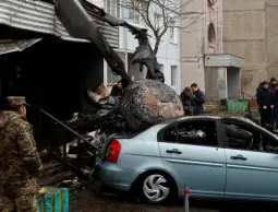 شاهد.. مقتل وزير الداخلية الأوكراني في تحطم طائرة- التفاصيل