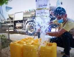 أزمة مياه خانقة يعاني منها سكان شمال غزة