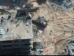 القسام توثق لحظات الاشتباك مع قوات الاحتلال شرق جباليا وإسقاط طائرة عسكرية